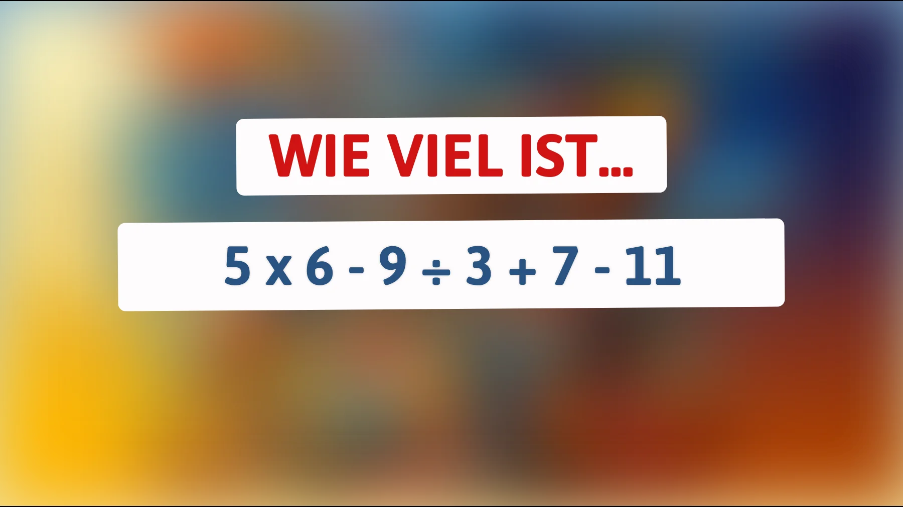 Nur die klügsten Köpfe können dieses scheinbar einfache Mathe-Rätsel lösen – gehörst du dazu?"