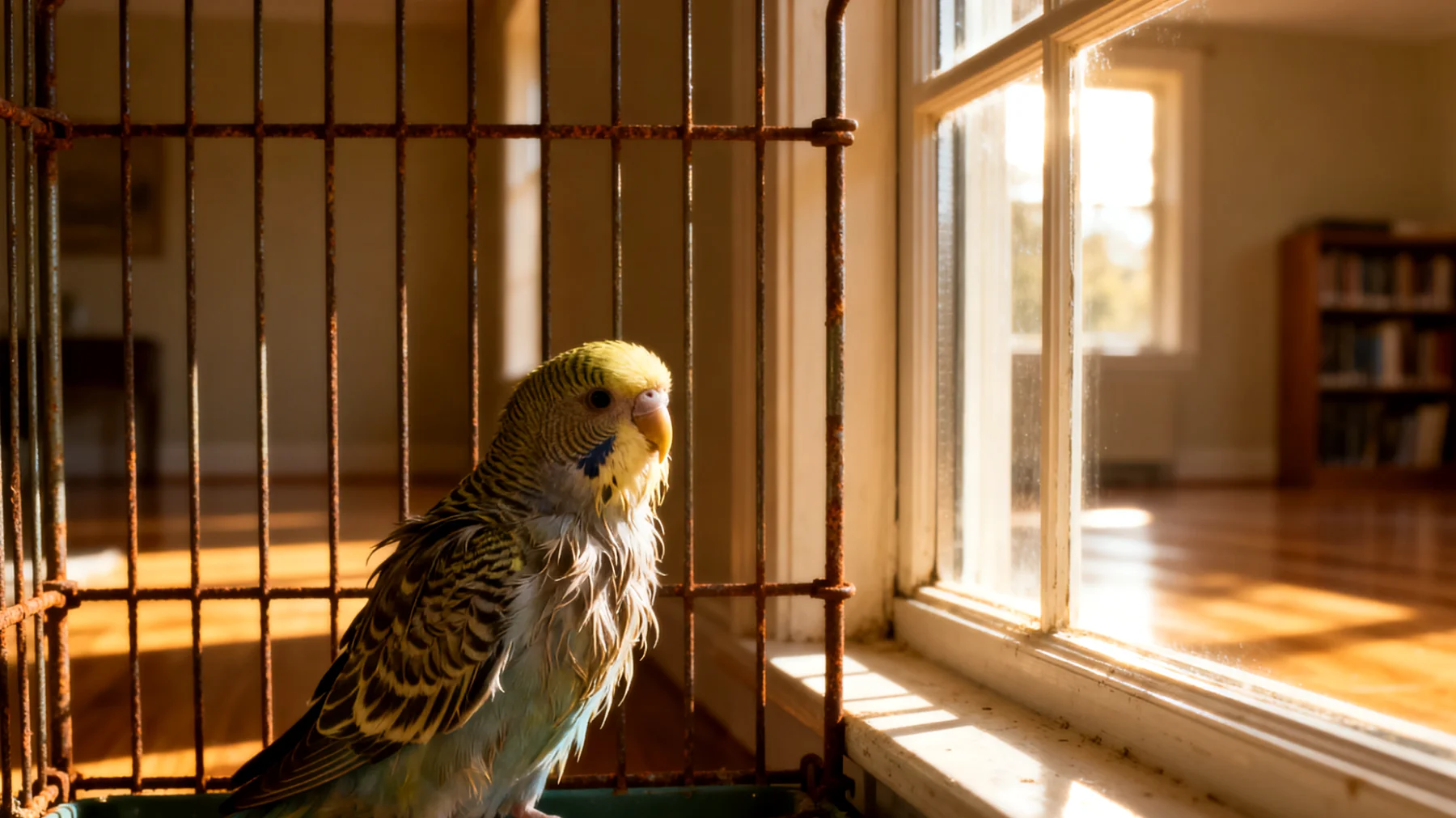 Wellensittiche benötigen ausreichend Freiflug und mentale Stimulation in der Wohnung, um Verhaltensproblemen, Langeweile und gesundheitlichen Einschränkungen vorzubeugen"